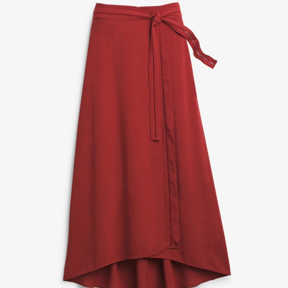 White House Black Market Wrap Maxi Skirt